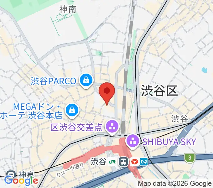 渋谷HUMAXシネマの地図