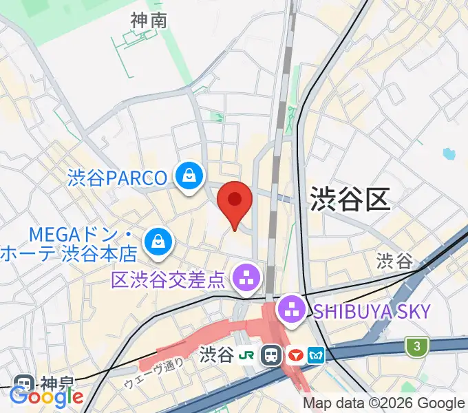 渋谷HUMAXシネマの地図