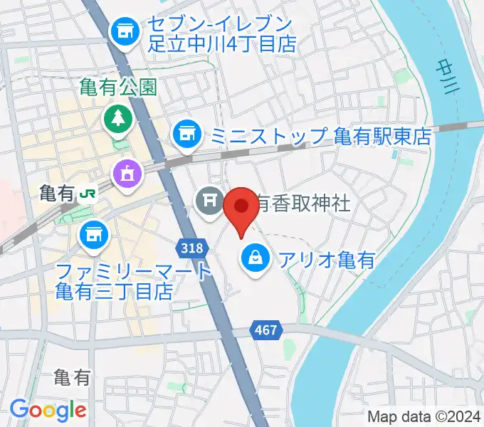 MOVIX亀有の地図