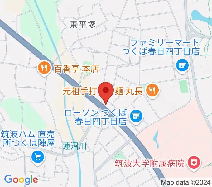 スタジオソングサイクルの地図