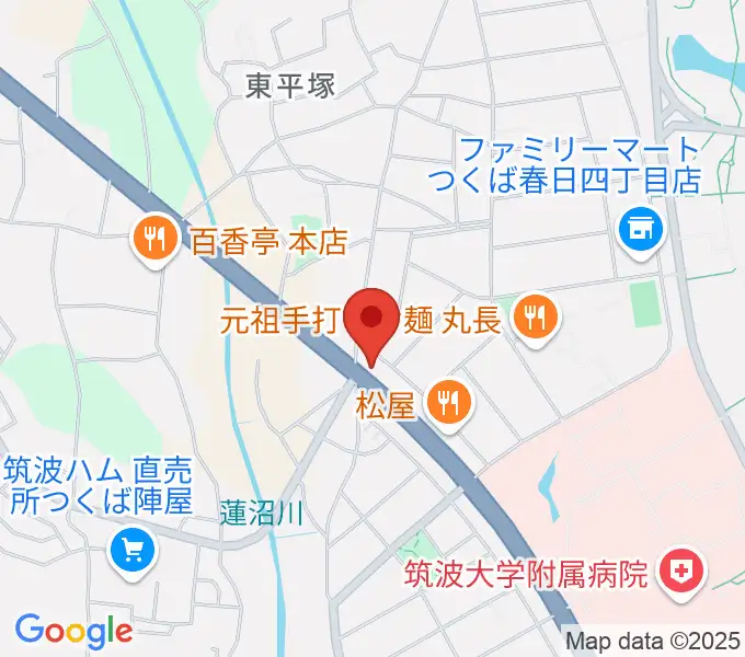 スタジオソングサイクルの地図