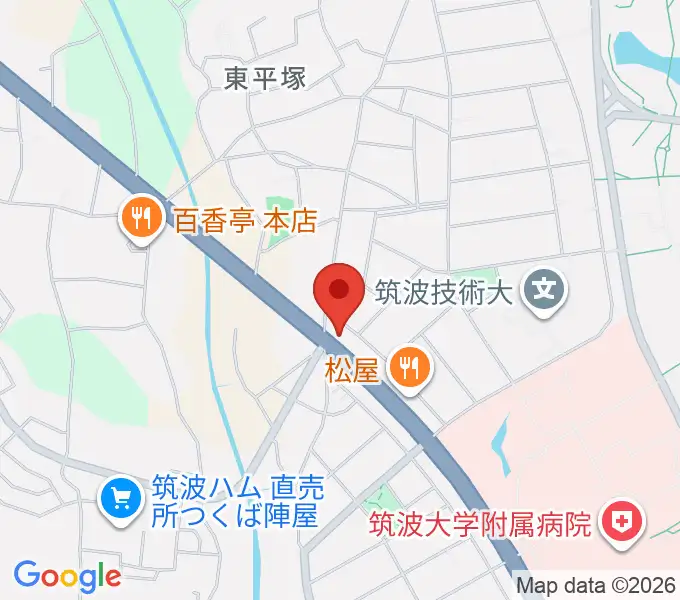 スタジオソングサイクルの地図