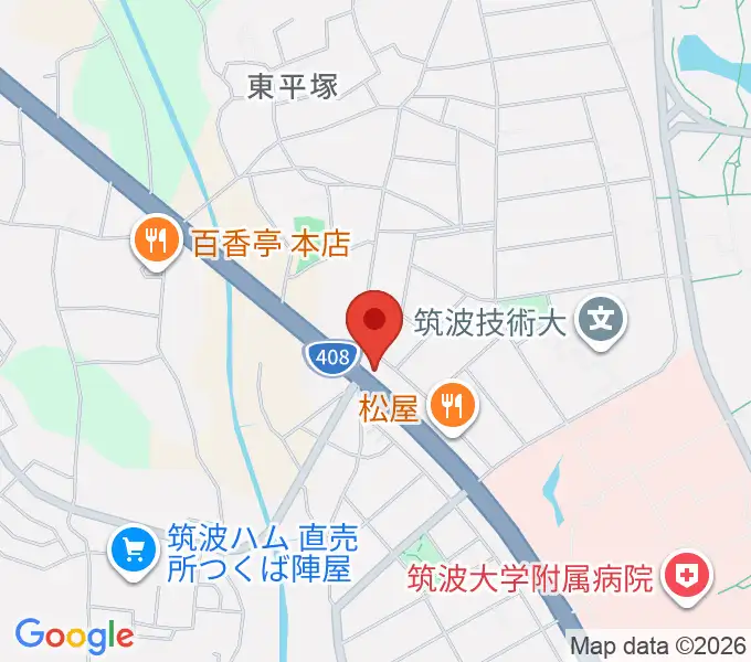 スタジオソングサイクルの地図