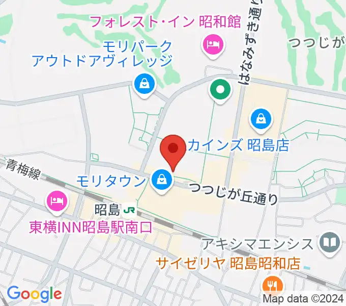 MOVIX昭島の地図