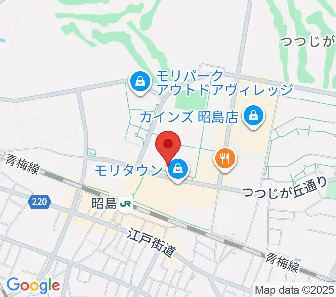 MOVIX昭島の地図