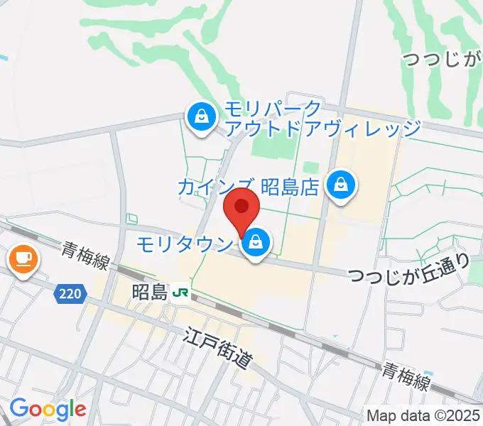 MOVIX昭島の地図