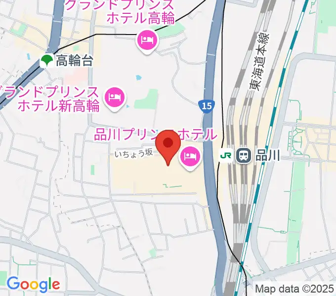 T・ジョイPRINCE品川の地図