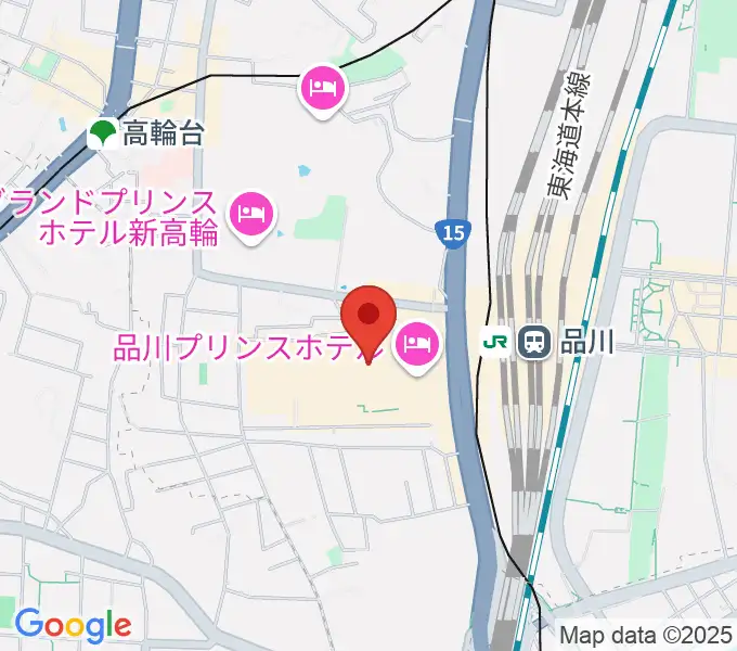 T・ジョイPRINCE品川の地図