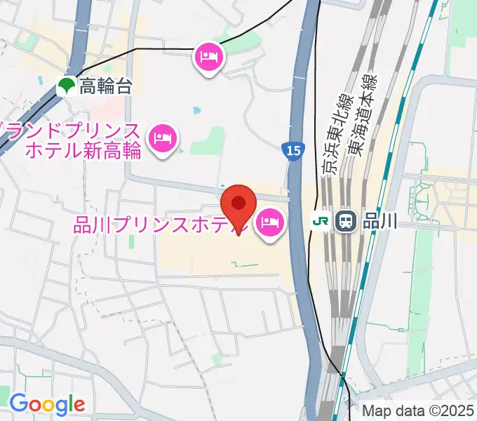 T・ジョイPRINCE品川の地図