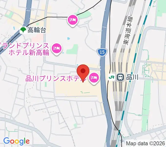 T・ジョイPRINCE品川の地図