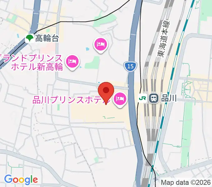 T・ジョイPRINCE品川の地図