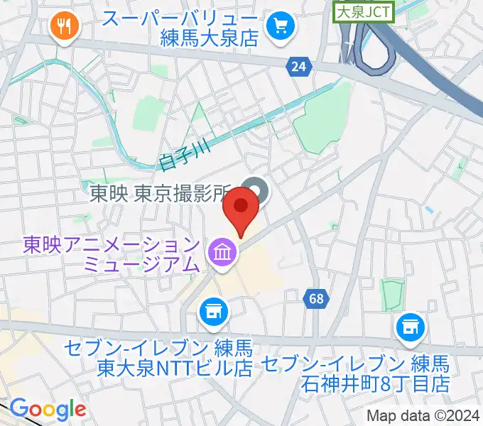 T・ジョイSEIBU大泉の地図