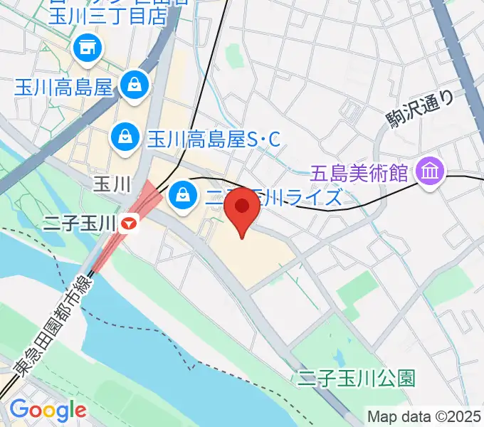 109シネマズ二子玉川の地図