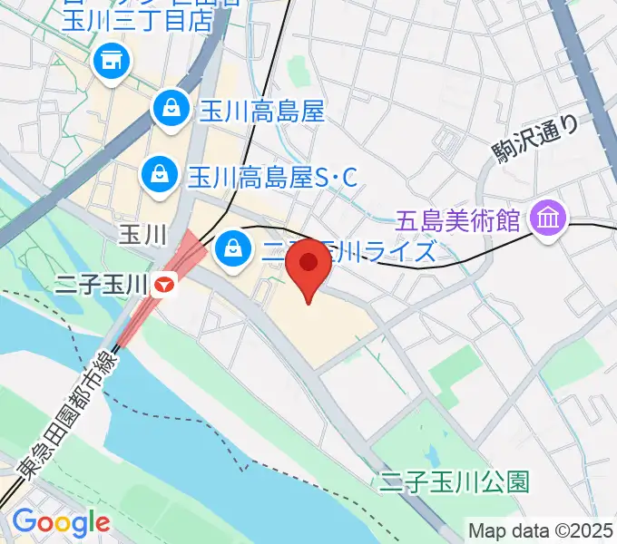 109シネマズ二子玉川の地図