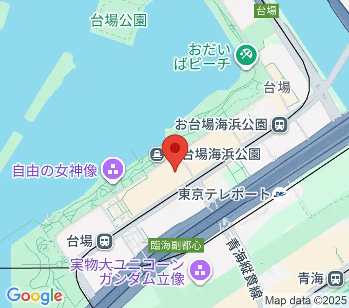 ユナイテッド・シネマ アクアシティお台場の地図