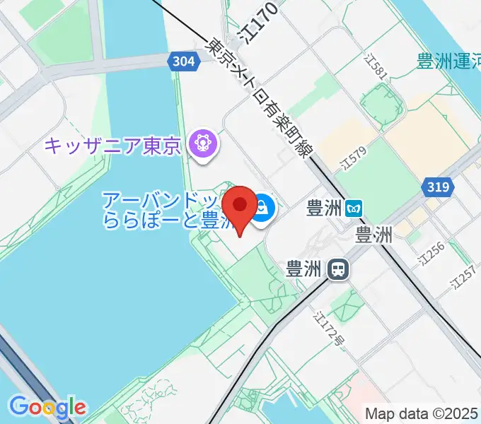 ユナイテッド・シネマ豊洲の地図