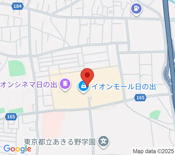 イオンシネマ日の出の地図