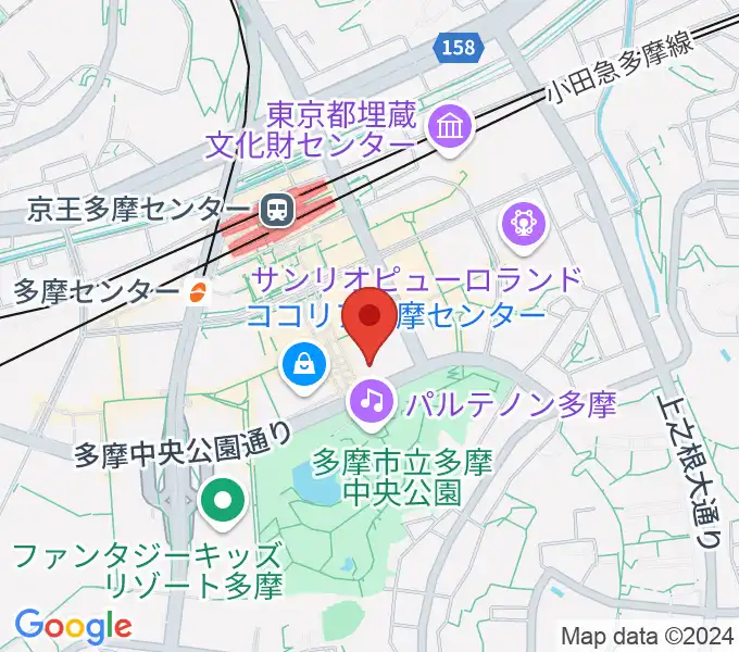 イオンシネマ多摩センターの地図