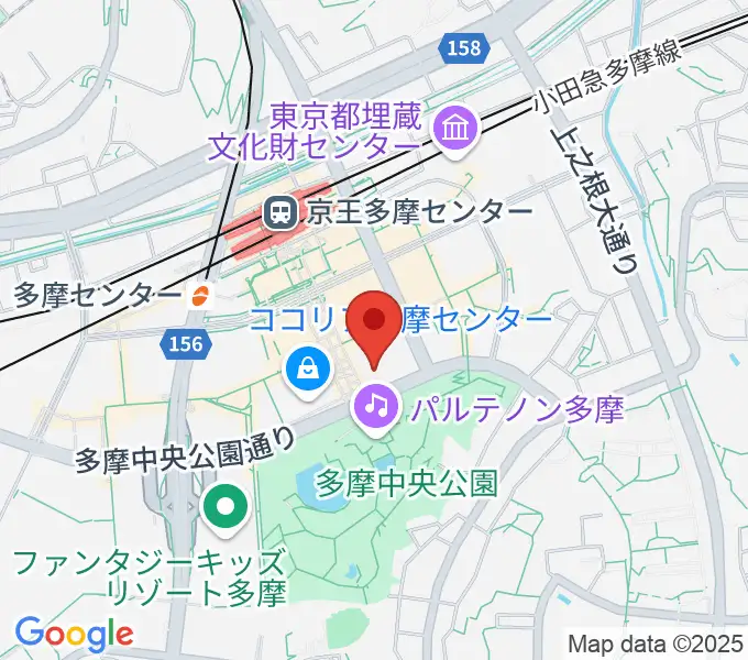 イオンシネマ多摩センターの地図