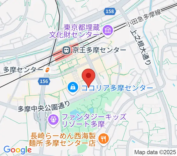 イオンシネマ多摩センターの地図