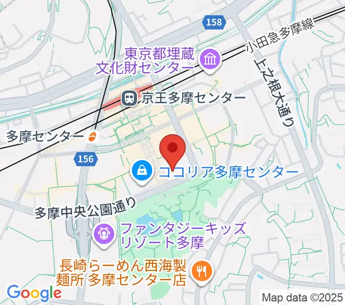 イオンシネマ多摩センターの地図
