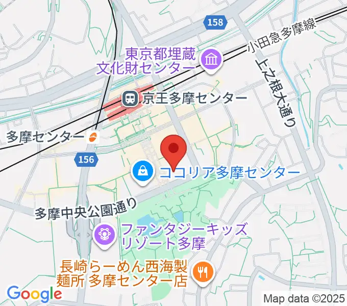 イオンシネマ多摩センターの地図