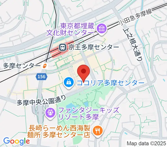 イオンシネマ多摩センターの地図