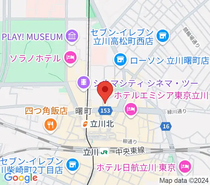 立川シネマシティ シネマ・ワンの地図