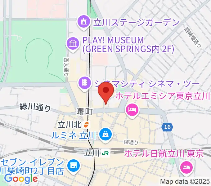 立川シネマシティ シネマ・ワンの地図