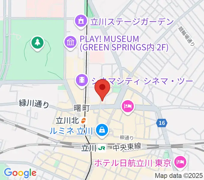 立川シネマシティ シネマ・ワンの地図