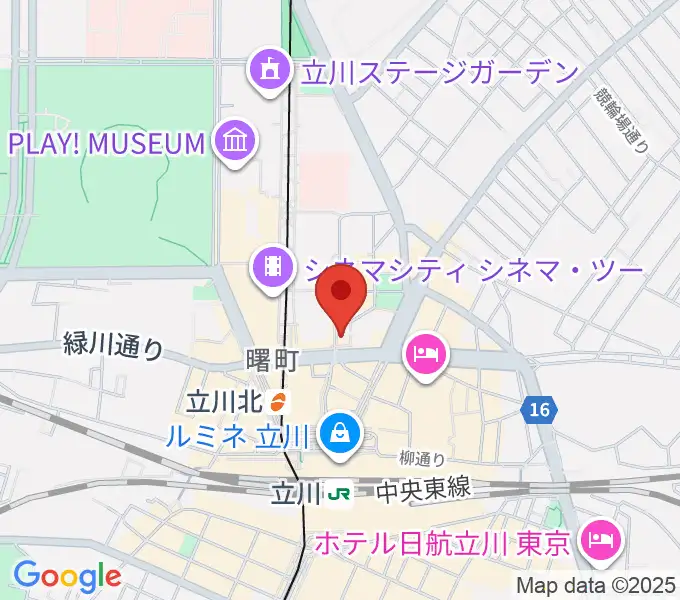 立川シネマシティ シネマ・ワンの地図