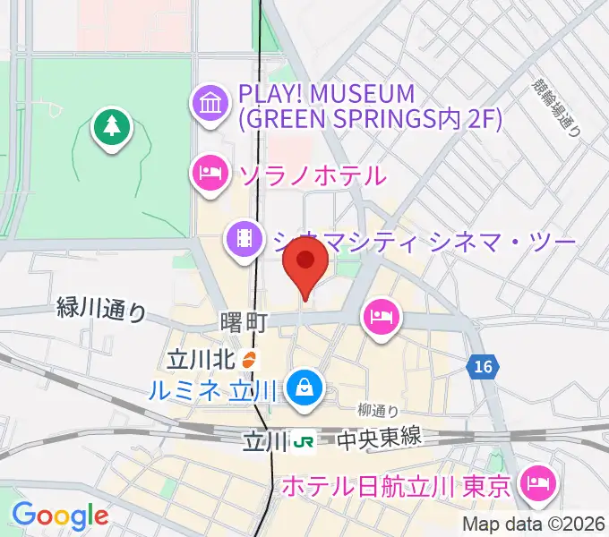 立川シネマシティ シネマ・ワンの地図