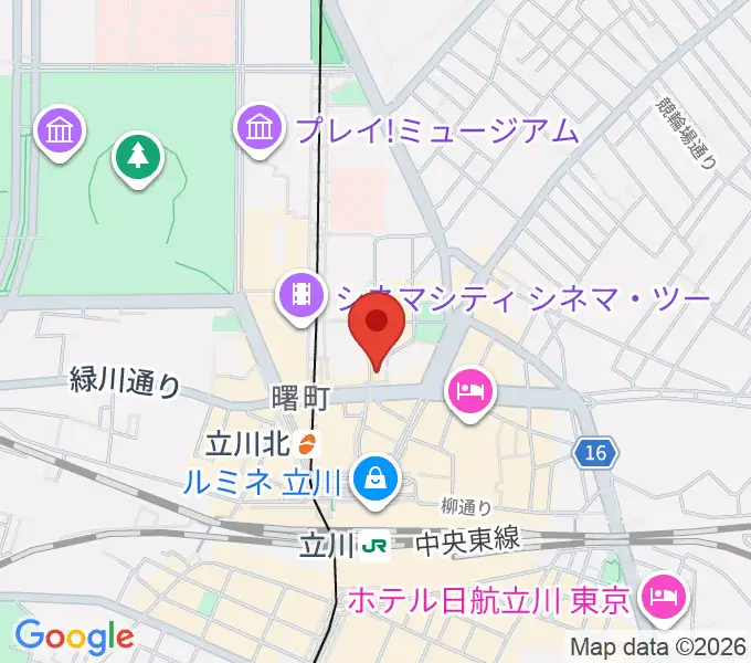 立川シネマシティ シネマ・ワンの地図