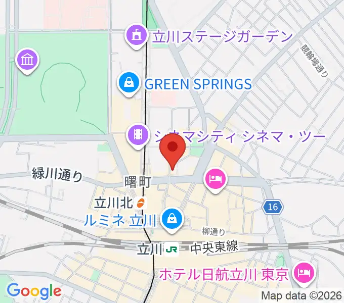 立川シネマシティ シネマ・ワンの地図