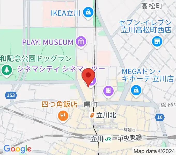 立川シネマシティ シネマ・ツーの地図