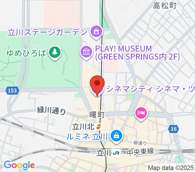 立川シネマシティ シネマ・ツーの地図