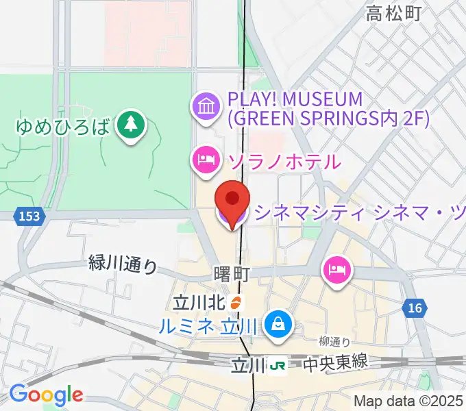 立川シネマシティ シネマ・ツーの地図