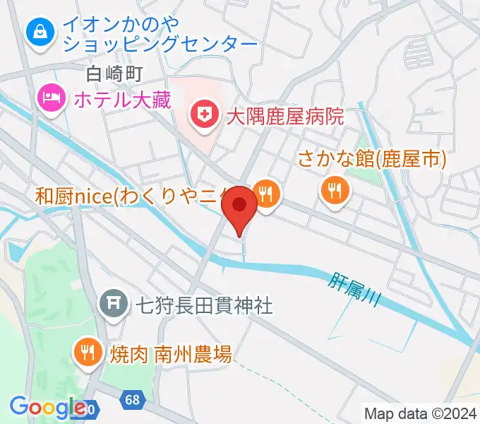 ライブスタジオ・ヴァイスの地図