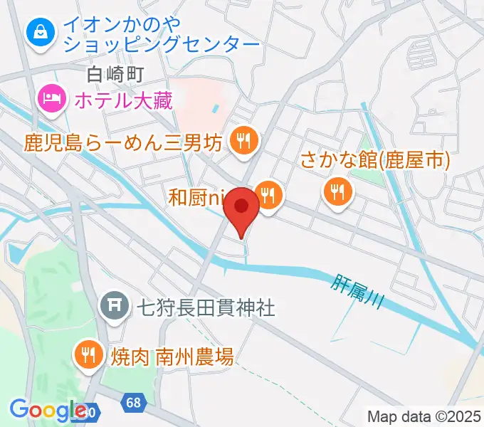 ライブスタジオ・ヴァイスの地図