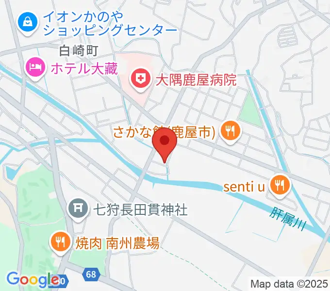 ライブスタジオ・ヴァイスの地図