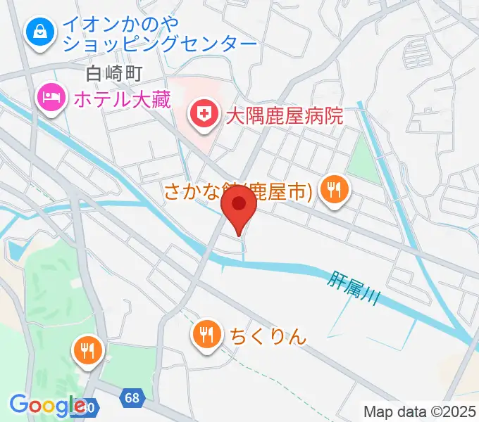 ライブスタジオ・ヴァイスの地図