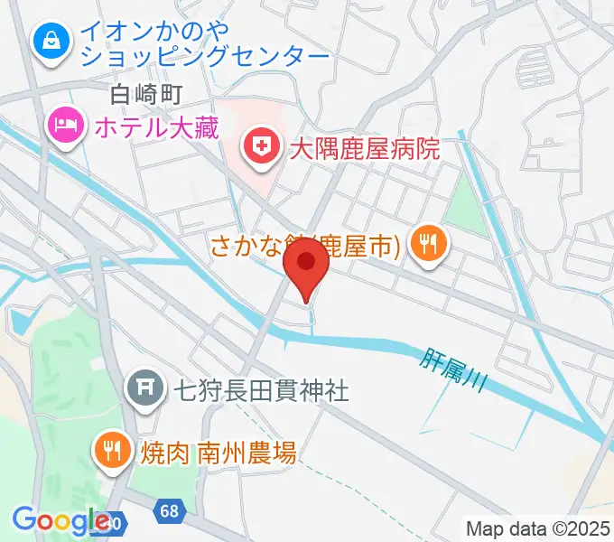 ライブスタジオ・ヴァイスの地図