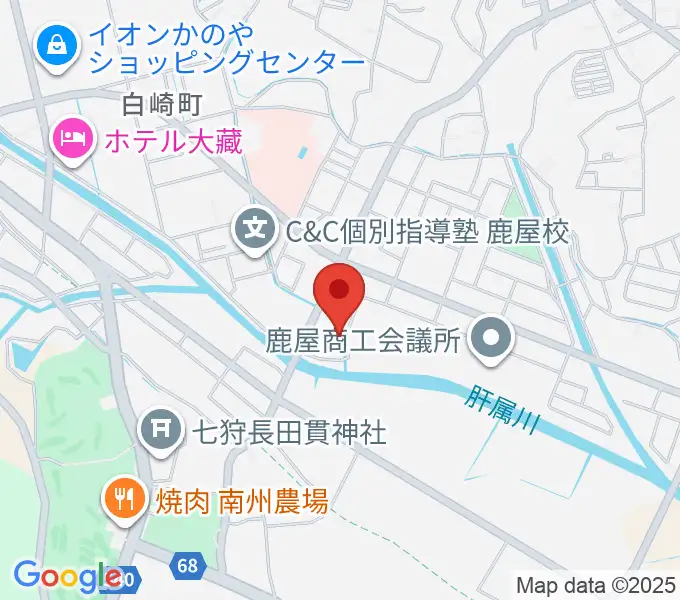 ライブスタジオ・ヴァイスの地図