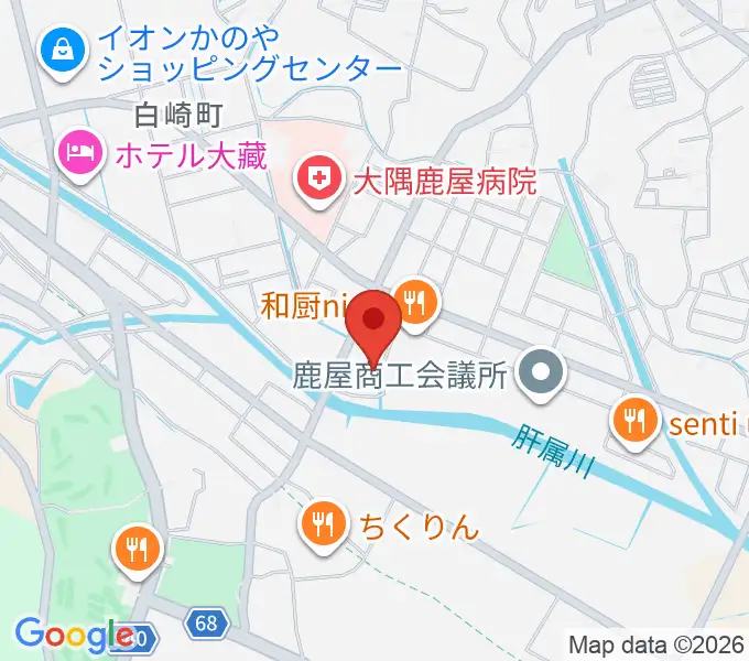 ライブスタジオ・ヴァイスの地図