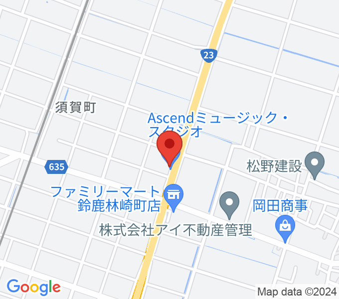 Ascendミュージック・スタジオの場所