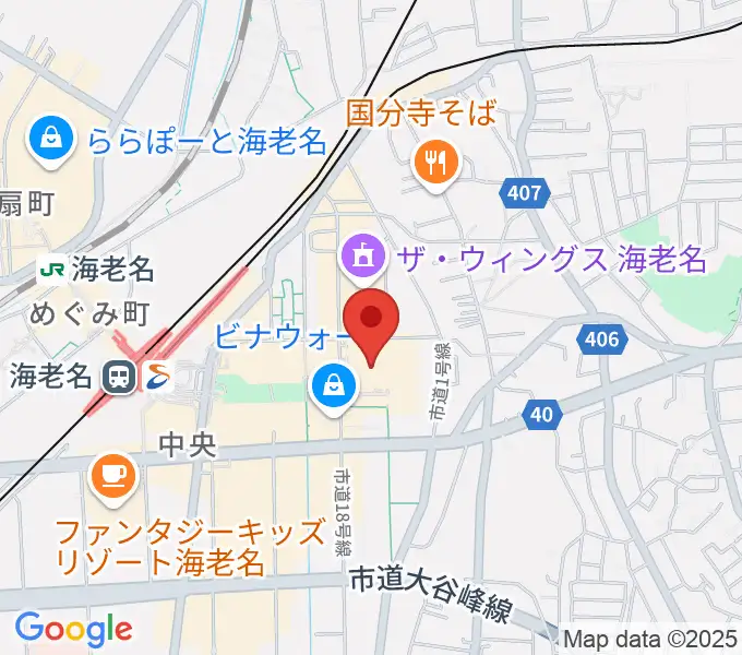 TOHOシネマズ海老名の地図