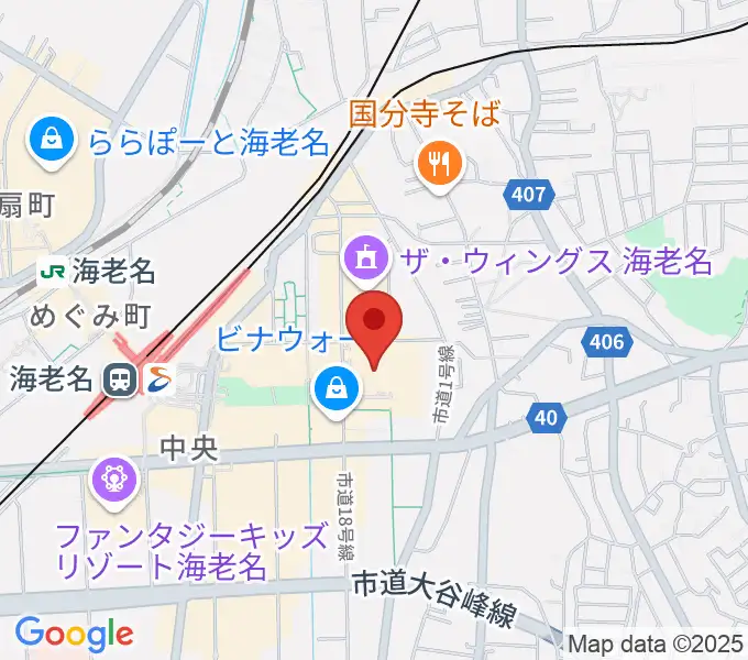 TOHOシネマズ海老名の地図