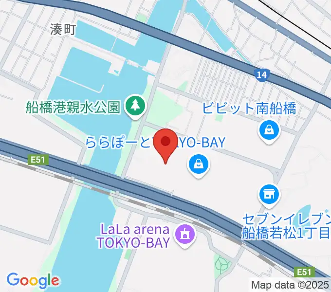 TOHOシネマズららぽーと船橋の地図