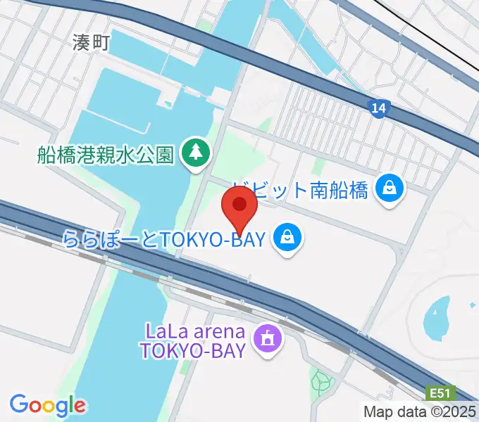 TOHOシネマズららぽーと船橋の地図