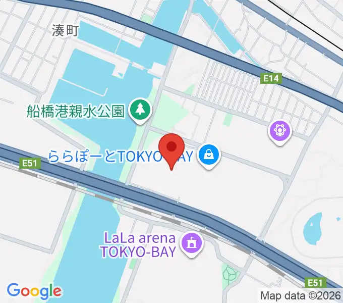 TOHOシネマズららぽーと船橋の地図